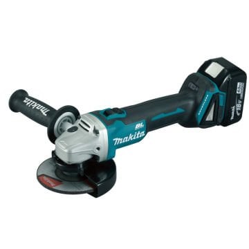 Makita Akülü Avuç Taşlama Makinesi DGA504RFE (2 x 3,0 Ah Akü) (125 mm)