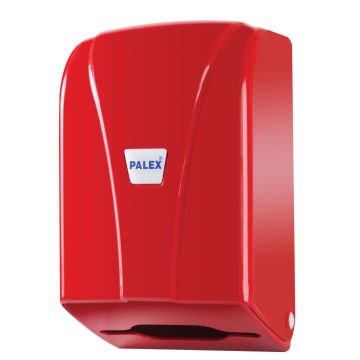 Palex C Katlama Tuvalet Kağıdı Dispenseri Kırmızı - 3438-B