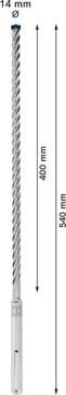 Bosch Kırıcı Delici Uç SDS-Max-8X Expert 14x540 mm (1 Adet) - 2608900208