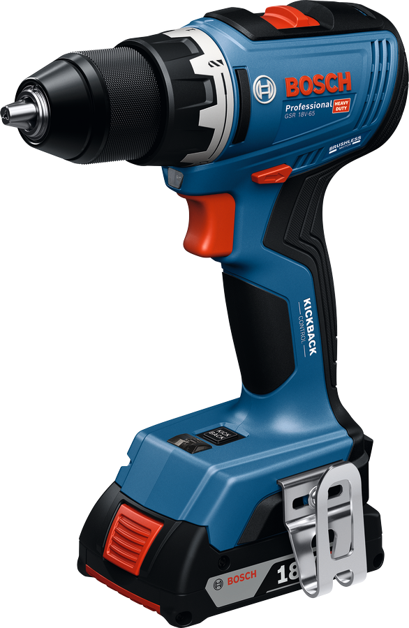 Bosch GSR 18V-65  Akülü Delme Vidalama 2x5.0Ah