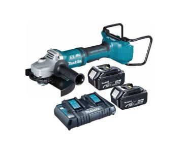 Makita Akülü Büyük Taşlama Makinesi DGA700RF2 (2 x 3,0 Ah Akü) (180 mm)