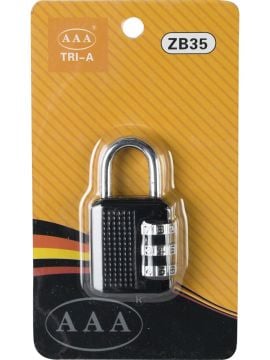 Tri-A Şifreli Asma Kilit 35 mm