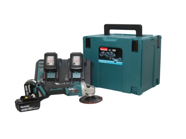 Makita MKP4PF1843 DGA454 AKÜLÜ TAŞLAMA SET - MAKMKP4PF1843