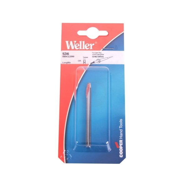 Weller S36 DEMİR KAPLI DÜZ UÇ (1 ADET) - COOS-36