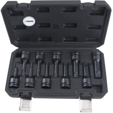 Brio Lokma Set Havalı Uzun Torx 1/2 - 10 Parça (T20-T80)