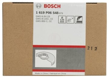 Bosch Taşlama Makinesi İçin Koruma Siperi Kapaksız Vidalı 125 mm - 1619P06548