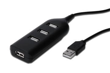 Assmann 4 Port Usb 2.0 Hub, 4 X Usb A Dişi, Plastik