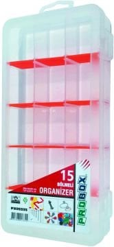 Probox 15 Bölmeli Organizer Kutu  - PRBX05335