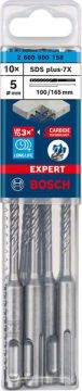 Bosch Kırıcı Delici Uç SDS-Plus-7X Expert 5x165 mm (10 Adet) - 2608900158