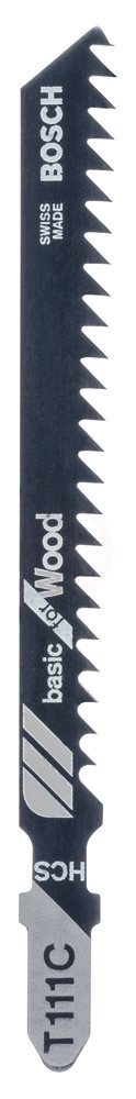 Bosch Dekupaj Testere Bıçağı Basic For Wood T 111 C 100 mm (25 Adet) - 2608633A38