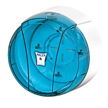 Palex Mini Pratik Tuvalet Kağıdı Dispenseri Şeffaf Mavi - 3442-1