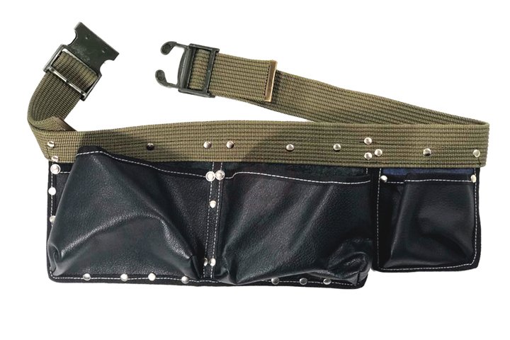 Abay Deri Önlük Hakiki Deri Kolon Kemer 3 Cepli (D3026)