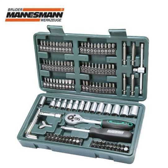 Mannesmann 29166 Lokma Anahtar Bits Uç Seti (130 Parça, 6.3 mm - 1/4 İnç)