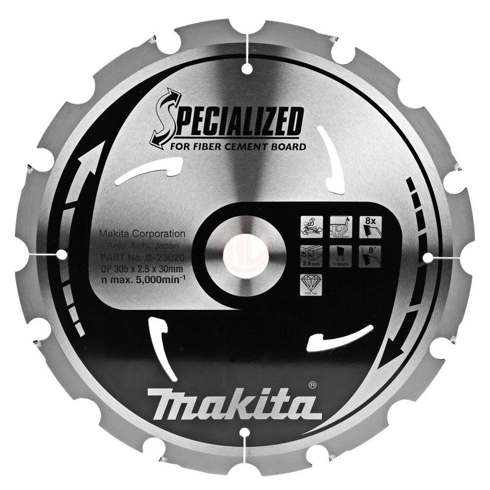 Makita Profesyonel Fibercement Daire Testere 305x30 mm 8 Diş (B-23020)