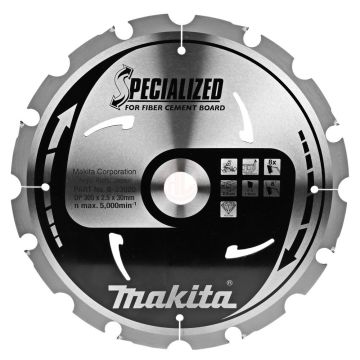 Makita Profesyonel Fibercement Daire Testere 305x30 mm 8 Diş (B-23020)