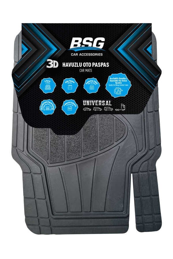 BSG 3D Havuzlu Oto Paspas