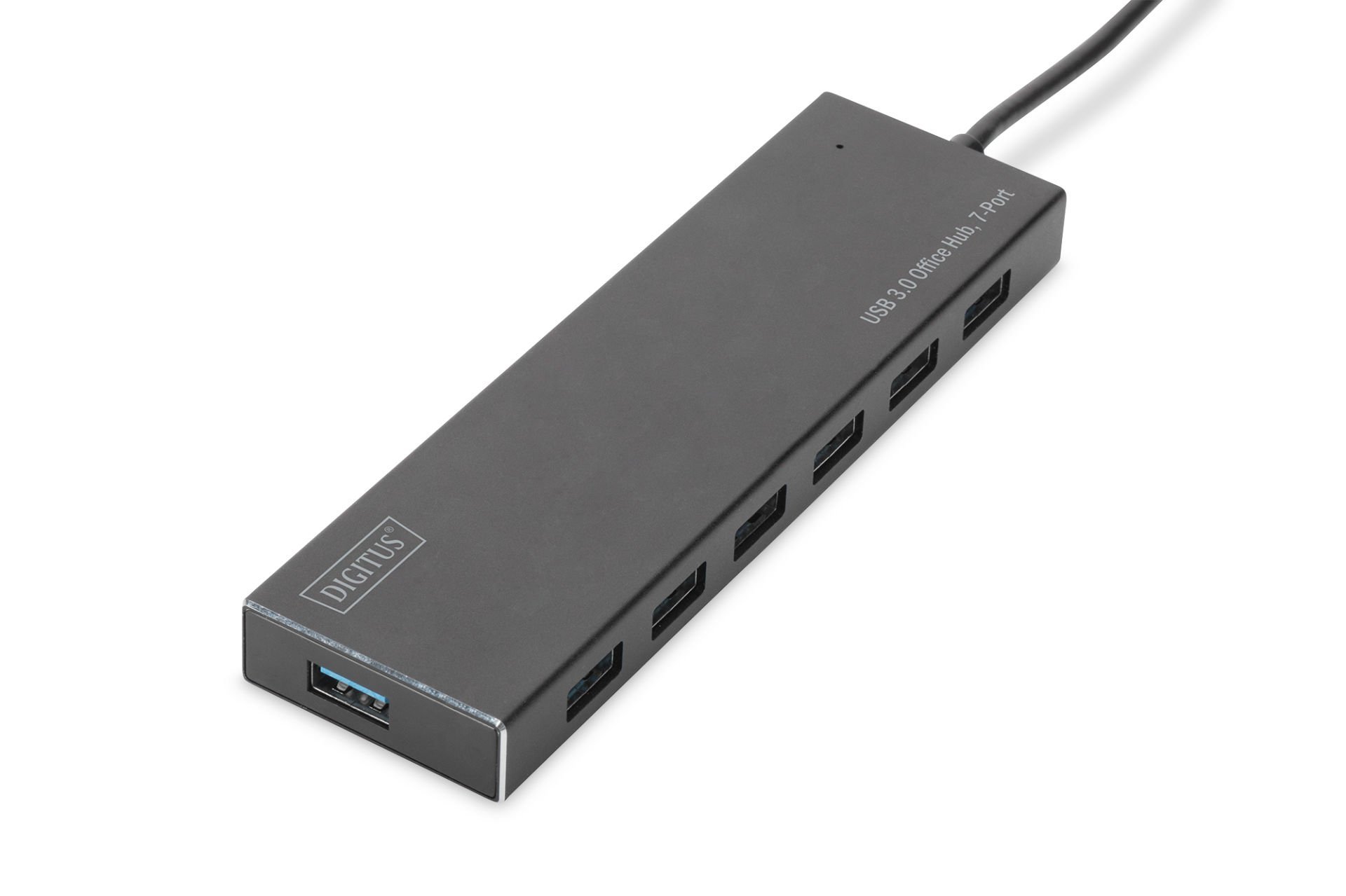 Assmann Digitus 7 Port Usb 3.0 Hub, 5V/3,5A Güç Adaptörü Dahil, Alüminyum