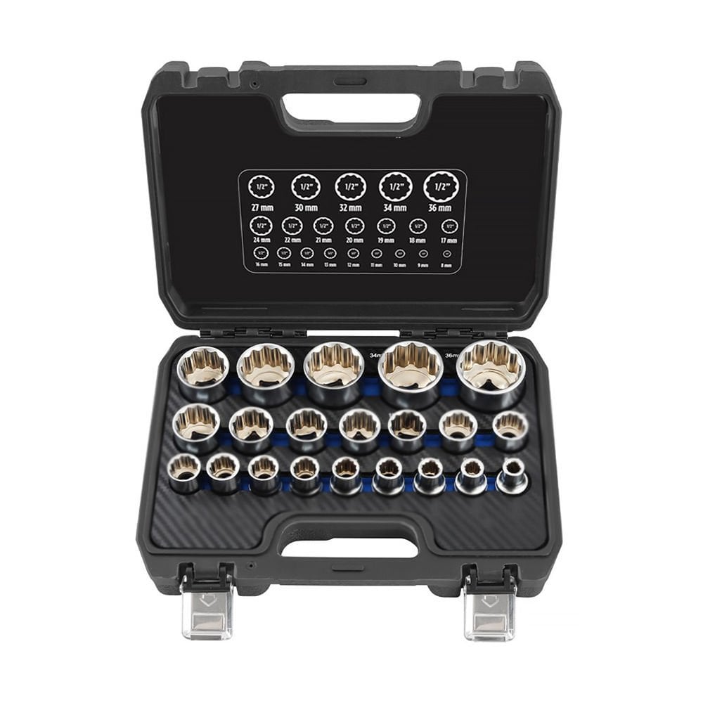 Brio Lokma Set Torx Dişi 1/2 İNÇ 21 PARÇA (E8-E36)
