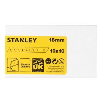 Stanley Sustalı Maket Bıçağı Yedeği 18 Mm 1 Paket