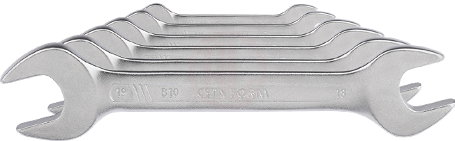 Ceta Form 10 Parça Çatal İki Ağız Anahtar Takımı (Kısa Tip) Karton Kutulu (B10-B10/2)