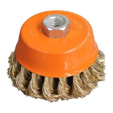 Ctm Toro S Saçaklı Çanak Fırça (0,30 Ondüleli Çelik Tel) 80 Mm