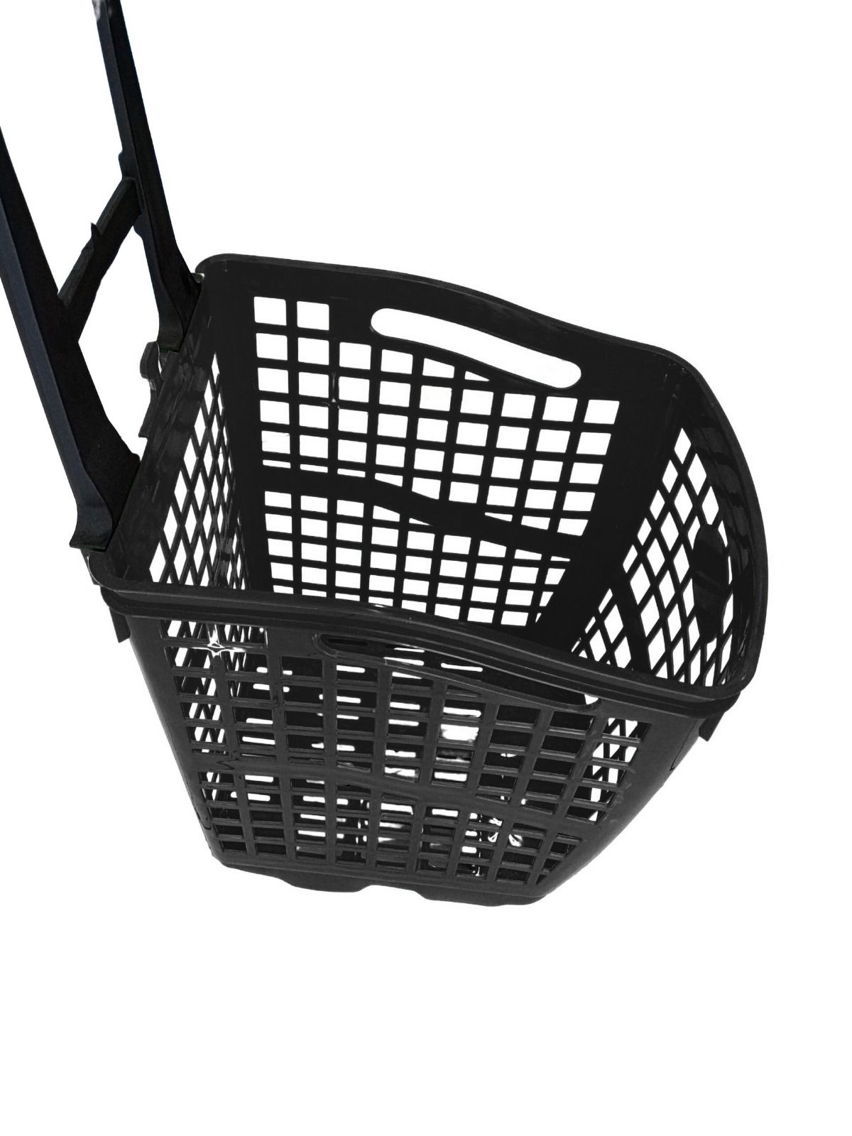 Brio Alışveriş Plastik Market Sepeti 70 LT Tekerlekli Siyah