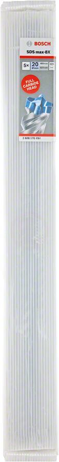 Bosch SDS Max-8X Kırıcı Delici Uç 20x520 mm (5 Adet) - 2608578694