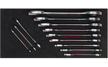 Ceta Form 12 Parça Çatal İki Ağız Anahtar Takımı (Kısa Tip)