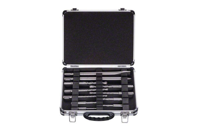 Bosch 11 Parça Çantalı SDS-Plus Kırıcı Delici Ucu ve Keski Seti - 2608578765