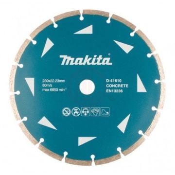 Makita Segmanlı Elmas Testere Mavi 230x2,6x22,23 mm (D-41610)