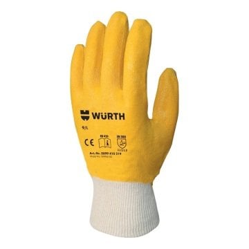 Würth İş Güvenliği Eldiveni Nitril Sarı No 09 - 0899410219961