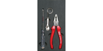 İzeltaş Pense ve Kontrol Kalemi 2 Li Set (Anahtarlıklı)