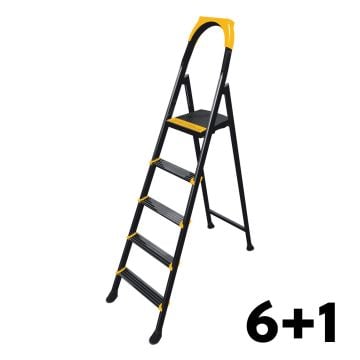 SGS 1166 6+1 Basamaklı Metal Merdiven (Homestep)