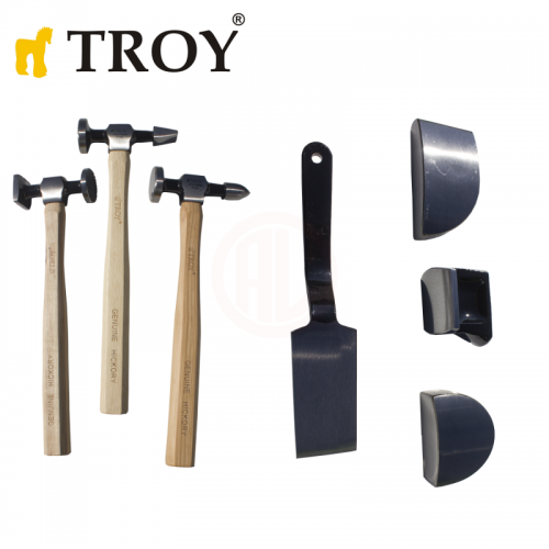 Troy 27299 Kaporta ve Tampon Düzeltme Alet Seti, 7 Parça