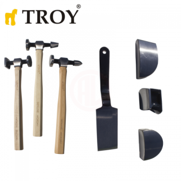 Troy 27299 Kaporta ve Tampon Düzeltme Alet Seti, 7 Parça