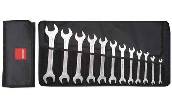 Ceta Form 12 Parça Çatal İki Ağız Anahtar Takımı (Kısa Tip) Bez Çantalı