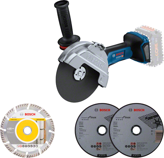 Bosch Akülü Taşlama Gws 18V-180 P (Aküsüz) - 06019H6L01