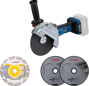 Bosch Akülü Taşlama Gws 18V-180 P (Aküsüz) - 06019H6L01