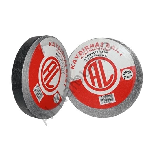 Kaydırmazlık Bandı Siyah 25 mm 25 Metre