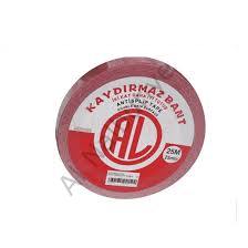 Kaydırmazlık Bandı Kırmızı 25 mm 25 Metre