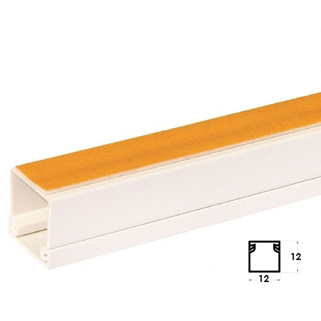 Çetsan Yapışkanlı Kablo Kanalı 1. Kalite 12X12 Mm