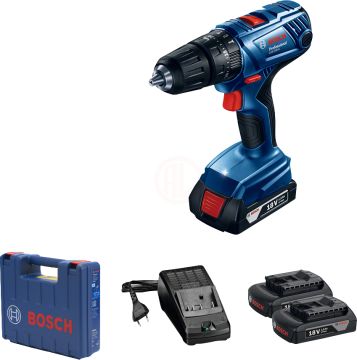 Bosch Akülü Darbeli Vidalama Matkabı GSB 180-LI (2 x 2,0 Ah Akü) - 06019F8307