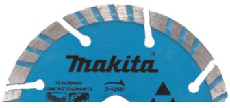 Makita Segmanlı Dalgalı Elmas Testere 180x2,6x22,23 mm (D-44339)