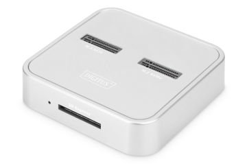 Assmann Digitus M.2 Nvme + M.2 Sata Ssd Docking Station, Sd Express Kart Okuyucu, Usb-C™