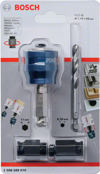 Bosch Power Change Adaptör Seti 4 Parça - 2608599010