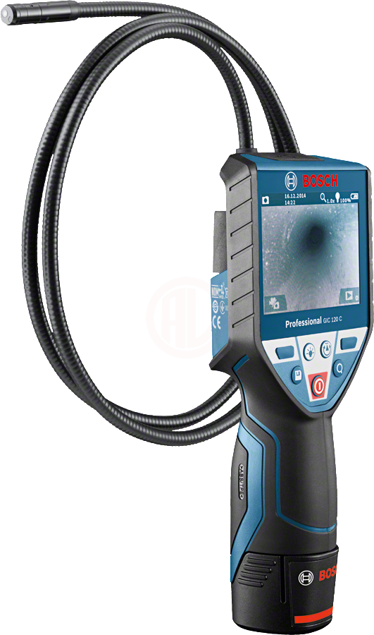 Bosch Akülü Denetim Kamerası GIC 120 C (4 x Pil 1,5 V LR6 AA Şarj Edilebilir Pil) - 0601241200
