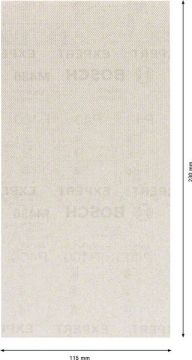 Bosch Ağ Zımpara Expert M480 115x230 mm 100 Kum (10 Adet) - 2608900762