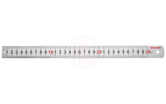 Ceta Form Çelik Cetvel (Paslanmaz Çelik) 15 Cm
