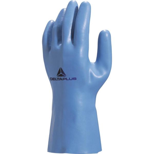 Delta Plus Venizette İnterlok Pamuk Lateks Eldiven 30 Cm Mavi No 9/10