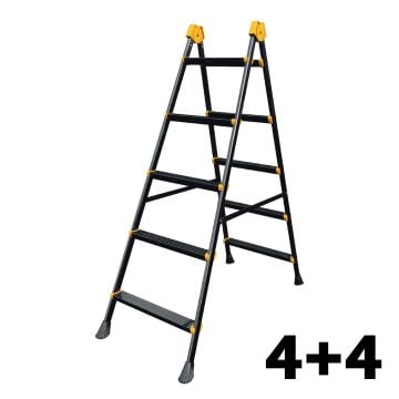SGS 1184 4+4 Basamaklı Metal Merdiven (Doublestep)